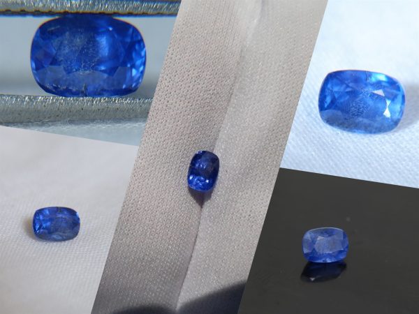 Vivid Cornflower Blue Sapphire - Rectangular - 1.13 ct - CSL certified