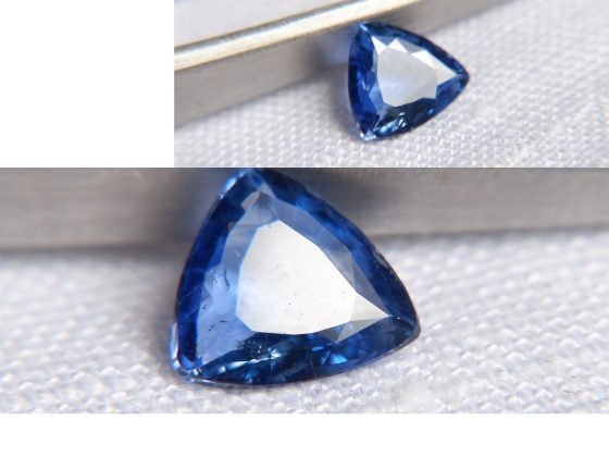 Blue Sapphire - Triangular - 1.581 ct - IGL certified
