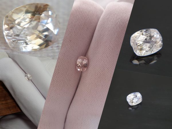 Pastel Yellow-Pink Handcrafted Sapphire - Rectangular - 1.11 ct - COR authenticated