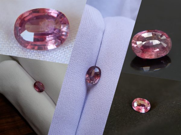 Red-Pink Sapphire - Oval - 1.48 ct - COR authenticated