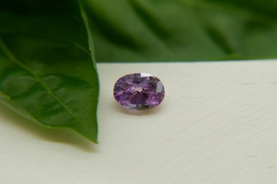 Pastel Violet Sapphire - Oval - 1.15 ct - COR authenticated