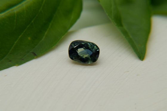 Greenish-Blue Sapphire - Rectangular - 1.35 ct